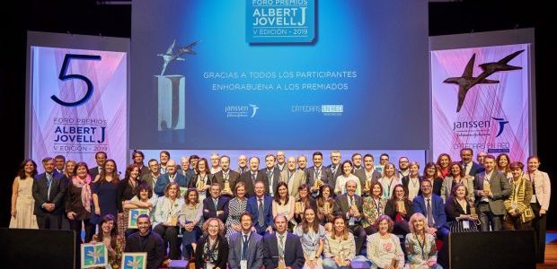 Ganadores de uno de los Premios Albert Jovell 2019 (Madrid).